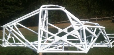 Hand made space frame.